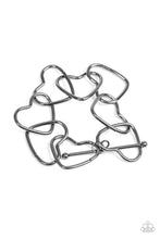 Load image into Gallery viewer, Take Heart Black Bracelet Paparazzi Accessories