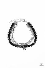 Load image into Gallery viewer, Love Like You Mean It Black Bracelet Paparazzi Accessories