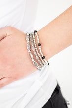 Load image into Gallery viewer, Full Of WANDER Black Bracelet paparazzi accessories