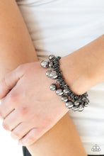 Load image into Gallery viewer, Ballroom Brawler Gunmetal Bracelet Paparazzi Accessories