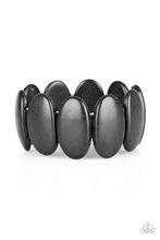 Load image into Gallery viewer, Dramatically Nomadic Black Stone Stretchy Bracelet Paparazzi Accessories
