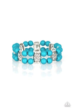 Load image into Gallery viewer, Daisy Debutante Blue Bracelet Paparazzi Accessories