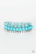 Load image into Gallery viewer, Globetrotter Glam Blue Bracelet Paparazzi Accessories