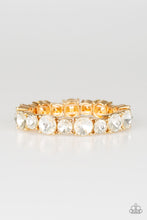 Load image into Gallery viewer, Born To Bedazzle Gold Bracelet Paparazzi Accessories