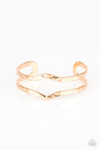 Load image into Gallery viewer, Highland Heiress Gold Cuff Bracelet Paparazzi Accessories