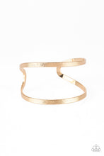 Load image into Gallery viewer, Grenada Goddess Gold Cuff Bracelet Paparazzi Accessories