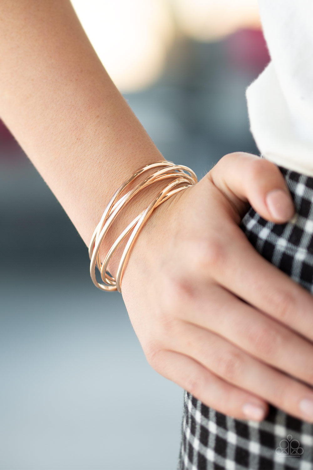 Modest Goddess - Rose Gold Bracelet Paparazzi Accessories