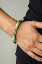 Load image into Gallery viewer, Whimsical Wanderer Green Bracelet Paparazzi Accessories