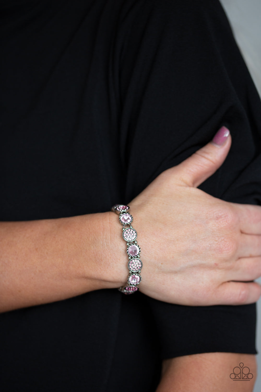 Take A Moment To Reflect Pink Bracelet Paparazzi Accessories