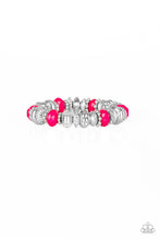 Load image into Gallery viewer, Live Life to the COLOR-fullest Pink Bracelet Paparazzi Accessories