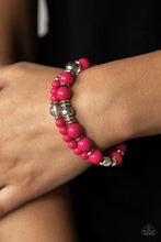 Load image into Gallery viewer, Colorful Collisions - Pink Bracelet Paparazzi Accessories