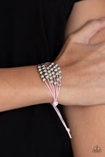 Load image into Gallery viewer, Without Skipping A Bead Pink Bracelet Paparazzi Accessories