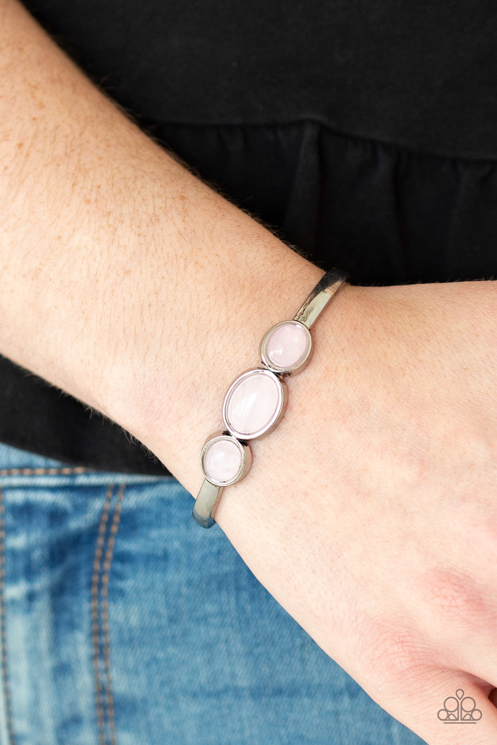 ROAM Rules Pink Cuff Bracelet Paparazzi Accessories