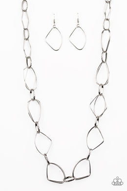 Attitude Adjustment Silver  Necklace Paparazzi Accessories