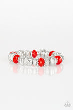 Load image into Gallery viewer, Live Life To The Color-fullest Red Bracelet Paparazzi Accessories