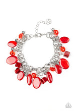 Load image into Gallery viewer, Seashore Sailing Red Bracelet Paparazzi Accessories