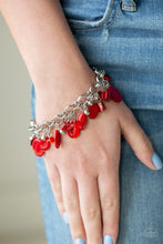 Load image into Gallery viewer, Seashore Sailing Red Bracelet Paparazzi Accessories