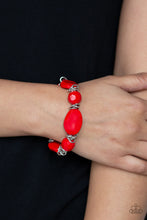 Load image into Gallery viewer, Savor The Flavor Red Stretchy Bracelet Paparazzi Accessories