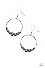Load image into Gallery viewer, Self Made Millionaire Silver Earring Paparazzi Accessories