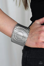 Load image into Gallery viewer, Bare Your SOL Silver Cuff Bracelet Paparazzi Accessories