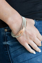 Load image into Gallery viewer, Stretch Your Boundaries Silver Bracelet Paparazzi Accessories