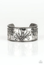 Load image into Gallery viewer, Where The Wildflowers Are Silver Bracelet Paparazzi Accessories