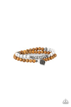 Load image into Gallery viewer, Wonderfully Woodland White Urban Bracelet Paparazzi Accessories