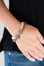 Load image into Gallery viewer, Wonderfully Woodland White Urban Bracelet Paparazzi Accessories