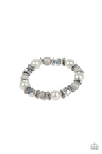 Load image into Gallery viewer, Sparkling Conversation White Bracelet Paparazzi Accessories