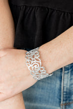 Load image into Gallery viewer, Victorian Gardens White Bracelet Paparazzi Accessories