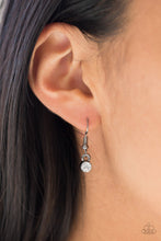 Load image into Gallery viewer, Make The World Sparkle Black Gunmetal Rhinestone Lanyard Paparazzi Accessories