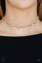 Load image into Gallery viewer, Stunningly Stunning White Rhinestone Choker Necklace Paparazzi Accessories