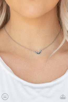 Promise the Moon Silver Choker Necklace Paparazzi Accessories