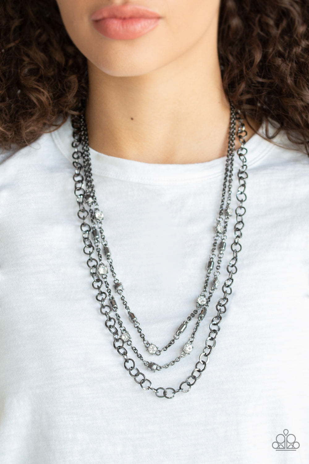 Metro Mixer Black Necklace Paparazzi Accessories