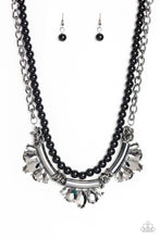 Load image into Gallery viewer, Bow Before the Queen Black Necklace Paparazzi Accessories