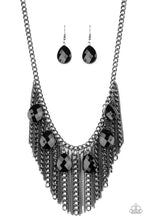 Load image into Gallery viewer, Vixen Conviction Black Necklace Paparazzi Accessories