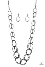 Load image into Gallery viewer, Elegantly Ensnared Black Necklace Paparazzi Accessories