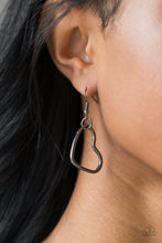 Load image into Gallery viewer, Unbreak My Heart Black Necklace Paparazzi Accessories