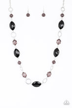 Load image into Gallery viewer, Shimmer Simmer Black Necklace Paparazzi Accessories