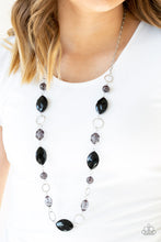 Load image into Gallery viewer, Shimmer Simmer Black Necklace Paparazzi Accessories