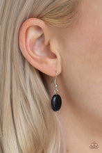 Load image into Gallery viewer, Divide and Ruler Black Silver Necklace Paparazzi Accessories