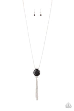 Load image into Gallery viewer, Happy As Can Beam Black Necklace Paparazzi Accessories