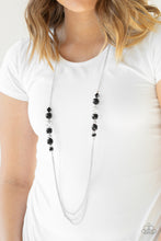 Load image into Gallery viewer, Native New Yorker Black Necklace Paparazzi Accessories