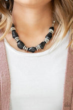 Load image into Gallery viewer, Stunningly Stone Age - Black Necklace Paparazzi Accessories