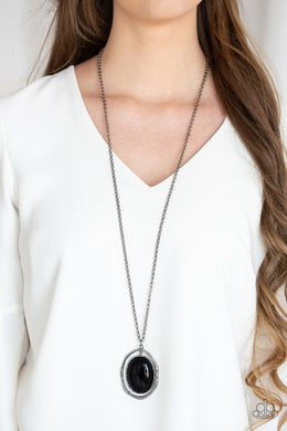 Harbor Harmony Black Necklace Paparazzi Accessories