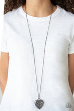 Load image into Gallery viewer, Victorian Valentine Black Necklace Paparazzi Accessories