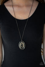 Load image into Gallery viewer, Classic Convergence Black Necklace Paparazzi Accessories