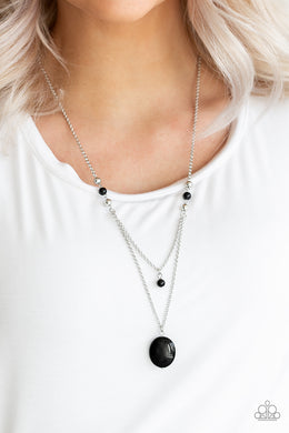 Time To Hit the Roam Black Necklace Paparazzi Accessories