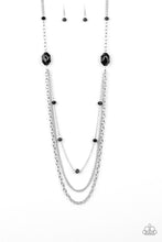 Load image into Gallery viewer, Dare To Dazzle Black Necklace Paparazzi Accessories