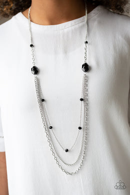 Dare To Dazzle Black Necklace Paparazzi Accessories